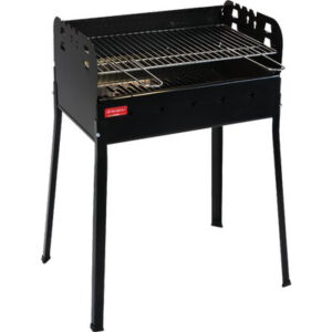 Particolare gambe con innesto a baionetta del BARBECUE CARBONELLA LEDRO FERRABOLI per montaggio rapido