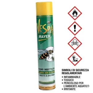 Insetticida Vespe Spray 750 ml Getto 5 Metri Professionale